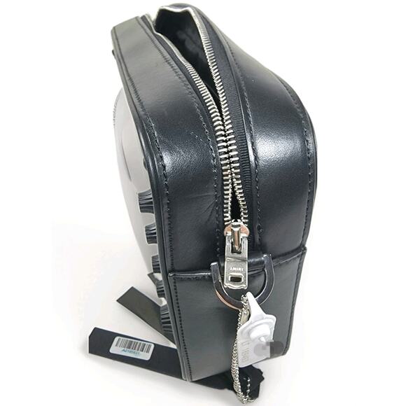 Amiri Bag | eBay AMIRI Leather Drum Machine Hand Bag Logo Zip Lined Made in Italy RRP$2400